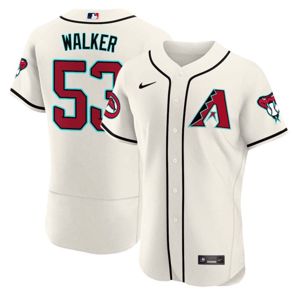 Men Arizona Diamondback #53 Walker Cream 2024 Nike Flex Base MLB Jersey->indianapolis colts->NFL Jersey